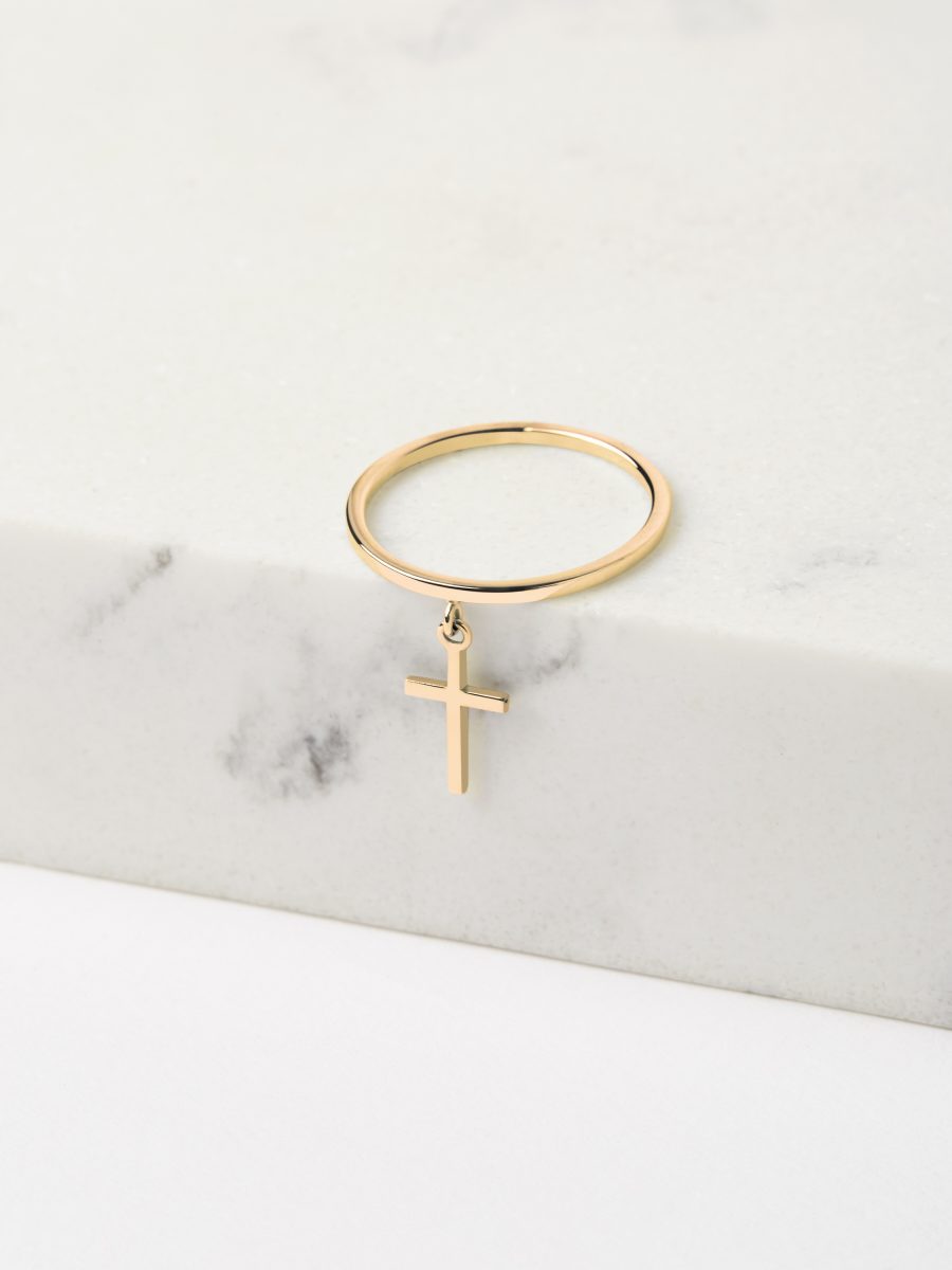 Cross Adorned Ring
