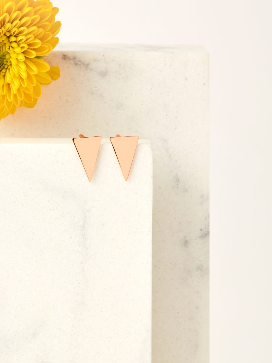 Triangle Stud Earrings